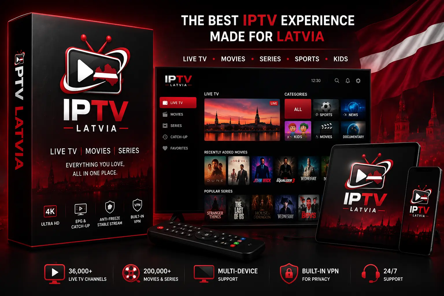 IPTV Latvia subscription