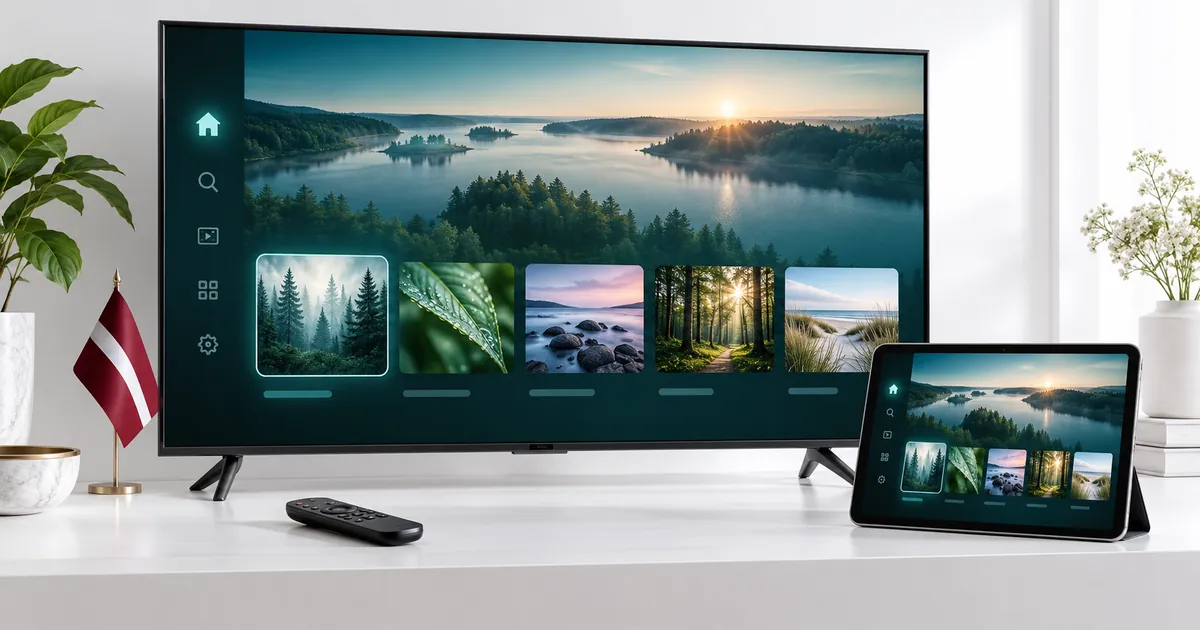 IPTV Latvia subscription for two devices and simultaneous connections