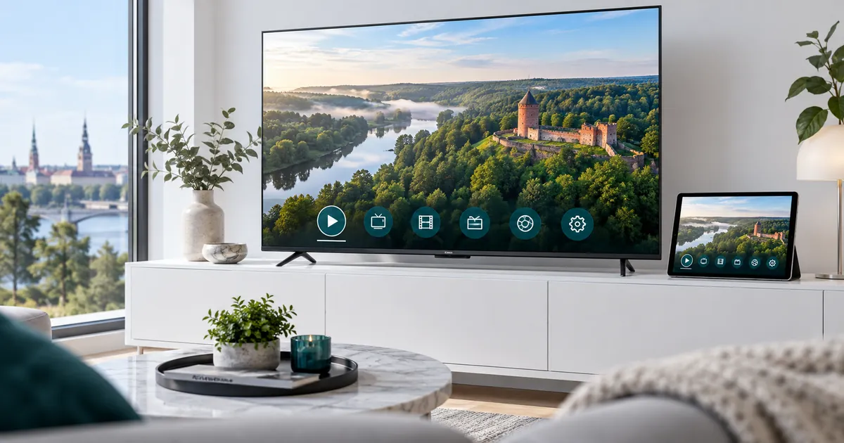 IPTV Latvia subscription using IPTV Smarters
