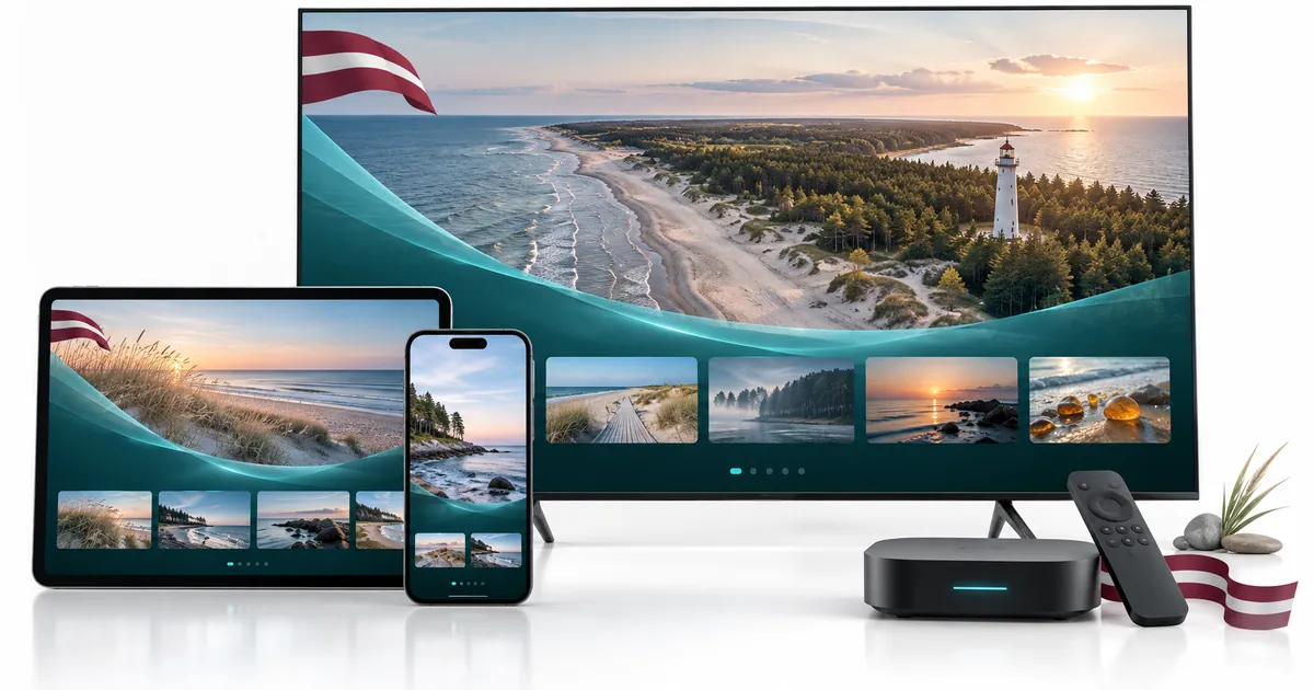 Flexible IPTV subscription plans in Latvia for multiple devices